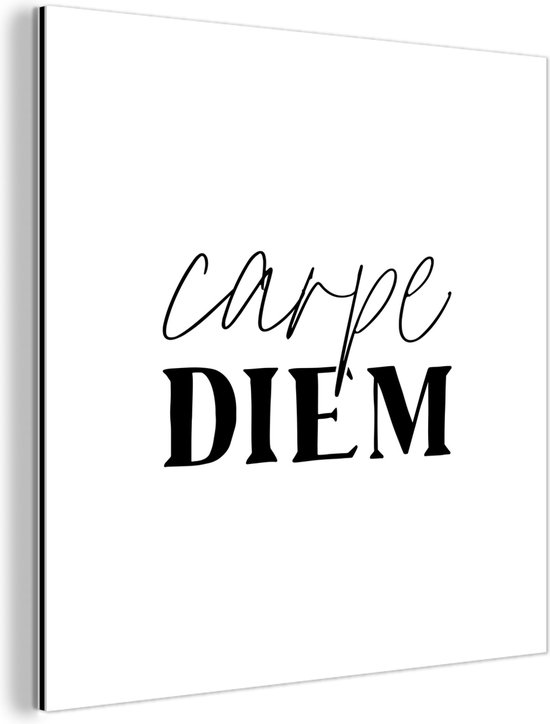 Autocollant Mural Citation "Carpe Diem" - Sticker Vinyle Déco, Référence IN22, Marque RexburgVinyl, Neuf
