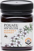 Pouatu Premium Manuka honing monofloral ,+900 MGO, +21 UMF ,250gr 100%pure ,Bio ,organic