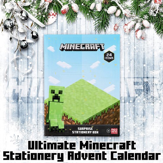 Calendrier de l'Avent Minecraft 2021, calendrier de l'avent pour la  papeterie et les