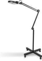 Staande Loeplamp - X5 - Professioneel - Vergrootglas met led verlichting- Rolstatief - loupelamp met standaard