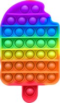 Ijsje Pop It Fidget Toy - Pop It Regenboog - Ijs - Fidget Toys - Pop Bubble - Rainbow