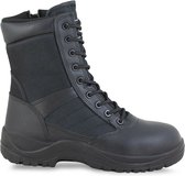 MAGNUM Centurion 8.0 SZ Sidezip - Heren Tactische Laarzen Inzetlaarzen Militaire Politie Security Boots Zwart M801385-021 - Maat EU 40 UK 6.5