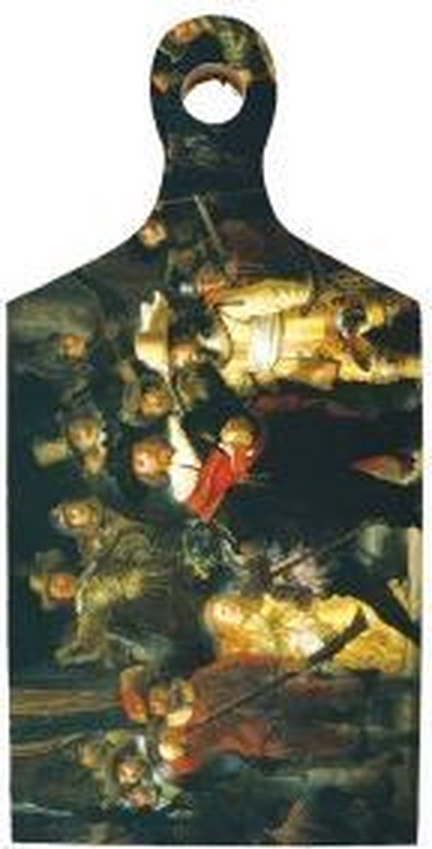 Borrelplank met De Nachtwacht – Rembrandt van Rijn – Houten serveerplank