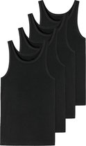 Heren onderhemd - Zwart - 4 Pack - Maat XXL 9