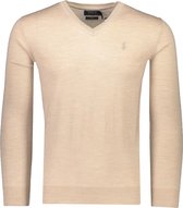 Polo Ralph Lauren  Trui Beige Beige Getailleerd - Maat L - Heren - Herfst/Winter Collectie - Wol