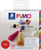 tassels maken leder-look Fimo klei 15-delig