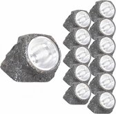 Dakta® Tuinverlichting | 12 stuks | Outdoor / Buiten Lamp | Waterproof | Kiezelstenen | Steen