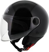 MT Street helm - glans zwart - maat S