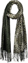 Sjaal (fashion) Scarf 50061 009 Black WhiteMaat -