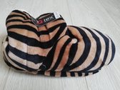 Q-TEX -  pantoffel -  dieren tijgerprint - Maat 39/41 - Cadeau