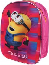 rugzak Minions paars/roze 11 liter