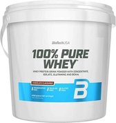 Protein Poeder - 100% Pure Whey 4000g BioTechUSA - Chocolade   + GRATIS Bulk Shaker 700ml