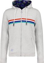 DEELUXE Sweatshirt jacket met ritssluiting  MELDON Light Grey Mel