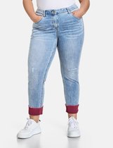 SAMOON Betty Jeans met omgeslagen zoom