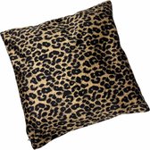 Kussenhoes Panterprint | 45 x 45 cm | Goudkleurig