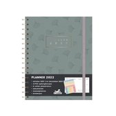 de Hobbit - Planner - Agenda - Groen - 2022 - Week op 2 pagina's - A5+ (23x18.5cm)