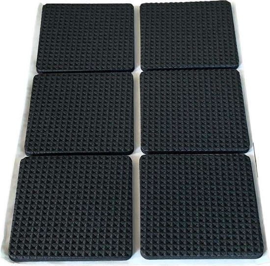 HANDSON anti slip rubber 22 mm zwart 12 stuks kopen? Vilt & glijnagels