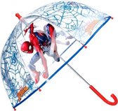 paraplu Spider-Man 73 cm PVC/aluminium blauw/rood