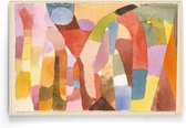Walljar - Paul Klee - Movement Of Vaulted Chambers - Muurdecoratie - Poster
