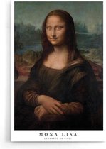 Walljar - Leonardo da Vinci - Mona Lisa - Muurdecoratie - Poster