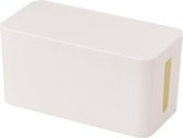 Kabelbox - Opbergbox stekkerdoos - Kabelbox voor snoeren wegwerken - Wit - 23.5 cm - Allteq
