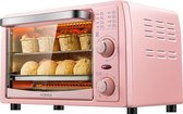 LORIOTH® Roze Mini Oven - Kleine Oven - Multifunctionele Oven - Praktische Oven - Roze - 1050W