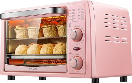 LORIOTH® Pink Mini Oven - Petit Four - Four Multifonctionnel - Four  Pratique - Rose -... | bol