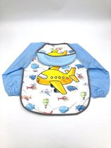 Mouwslab Baby -  Slab met mouwen - Blauw - Opvanggoot - Back2Trends