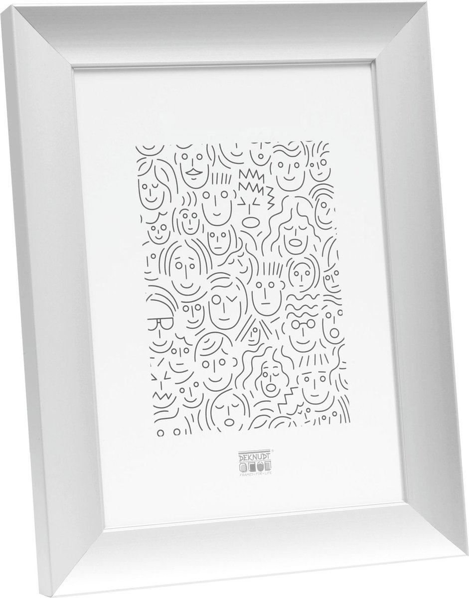 Deknudt Frames Fotolijst - Zilver - S021D1 - Voor foto: 20x28 cm