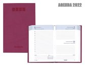 Brepols Agenda 2022 - Trade - Lucca gebonden - 7,7 x 12 cm - Roze