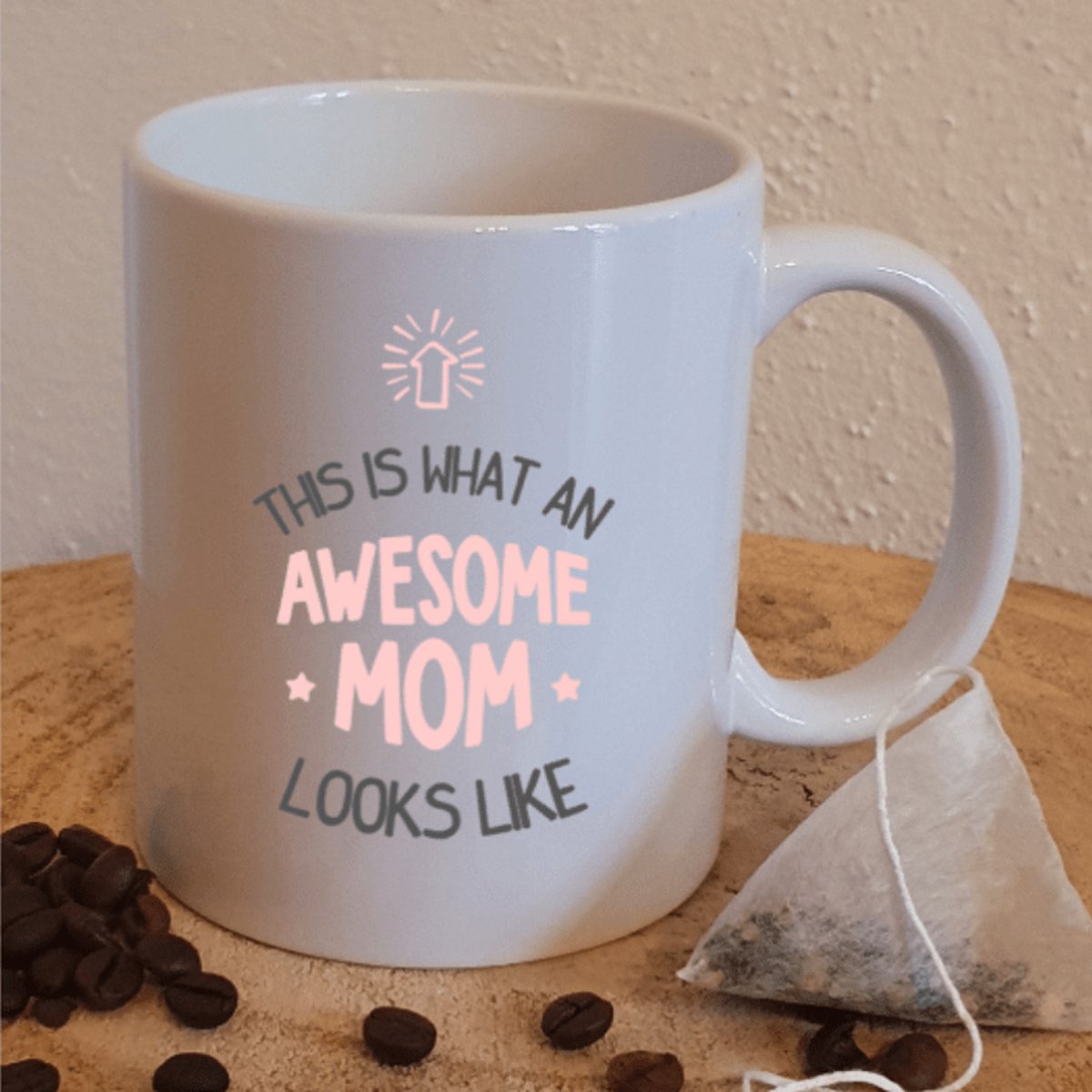 Beker - This is what an awesome mom looks like - Moederdag - Cadeau feestdagen