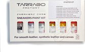 Tarrago Sneakers Verfset met 5 metallic en glitter kleuren, voorbehandeling en penselen | verf voor leer & canvas | Glitter zilver, Antiek Zilver, Glitter Goud, Goud, Rose Goud