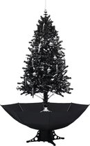 Huis en Tuin Depot Kerstboom Sneeuwend Met Paraplubasis 190 Cm Pvc Zwart