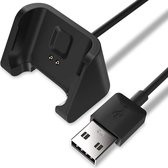 Case2go - Oplaadkabel geschikt voor Amazfit BIP / BIP Lite - USB-kabel - 1.00 meter - Zwart