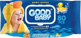 Bebiko Good Baby Billendoekjes Alcohol en Parabenen vrij - Pampers - Voordeelverpakking - 1440 stuks (18 x 80)