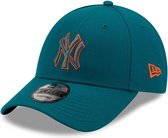 New Era New York Yankees Pop Outline Teal 9FORTY Cap