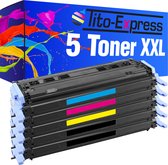 PlatinumSerie® 5 toner XXL alternatief voor HP LaserJet Enterprise Q6000A - Q6003A 124A