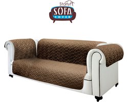 Starlyf Sofa Cover | Bankbeschermer | Waterafstotend | Bankhoes | Vochtafstotende bank hoes | Bruin | Tweepersoons bankhoes| Starlyf Sofa Cover | Bankbeschermer | Waterafstotend | Bankhoes | Vochtafstotende bank hoes | Bruin | Tweepersoons bankhoes|