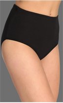 SPRUCE UP Hoge taille ribstof Dames Slips - XL Zwart/5Pack