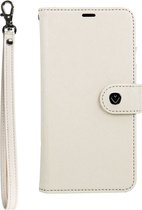 Valenta Bookcase Hoesje - Geschikt voor Apple iPhone 8 - Gsm case - Nude Classique