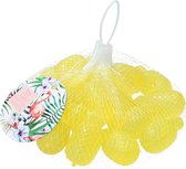 20 Plastic ijsblokjes in Ananas vorm - Geel - Herbruikbaar - Zomer - Cocktail - Koud drinken - Milieuvriendelijk