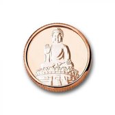 Mi Moneda MON-BUD-03-XS Buddha rosegold munt XS