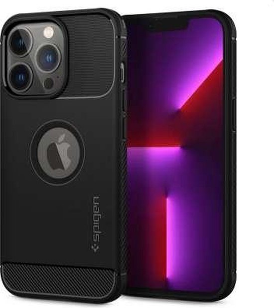 Coque Spigen Rugged Armor Apple iPhone 13 Pro Zwart