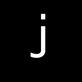 Huisnummer sticker - j - wit - 6 cm - letter - brievenbussticker – cijfersticker - plakletter