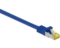 Cat 7 - S/FTP - Netwerkkabel - Patchkabel - Afgeschermd - 10 Gbps - 2 meter – Blauw - Allteq