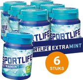 Sportlife Extramint  6 potjes à 57 g Suikervrije Kauwgom - Verfrisser