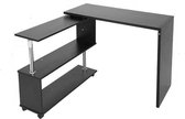 Supremium 360 Graden Bureau l Verstelbaar l Spaanplaat l Kantoor/Hobby l Premium Kwaliteit l Stevig Constructie l Zwart