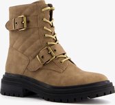 Blue Box dames biker boots - Beige - Maat 38