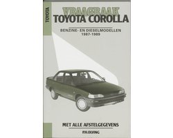Omslag van Autovraagbaken - Vraagbaak Toyota Corolla Benzine diesel 1987-1989