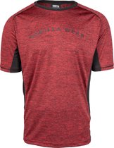 Gorilla Wear Fremont T-shirt - Bordeauxrood / Zwart - 3XL